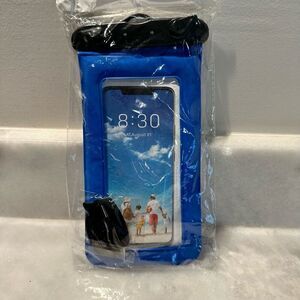 Samcorn Waterproof Q/TDBZ01-2020 Underwater Touchable Phone Pouch Blue 12x8
